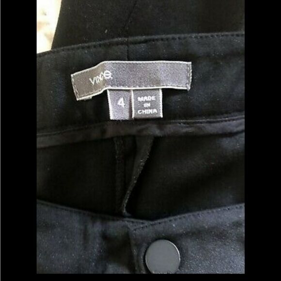 Vince Bootcut Stretch Black Pants 4 - Picture 4 of 10